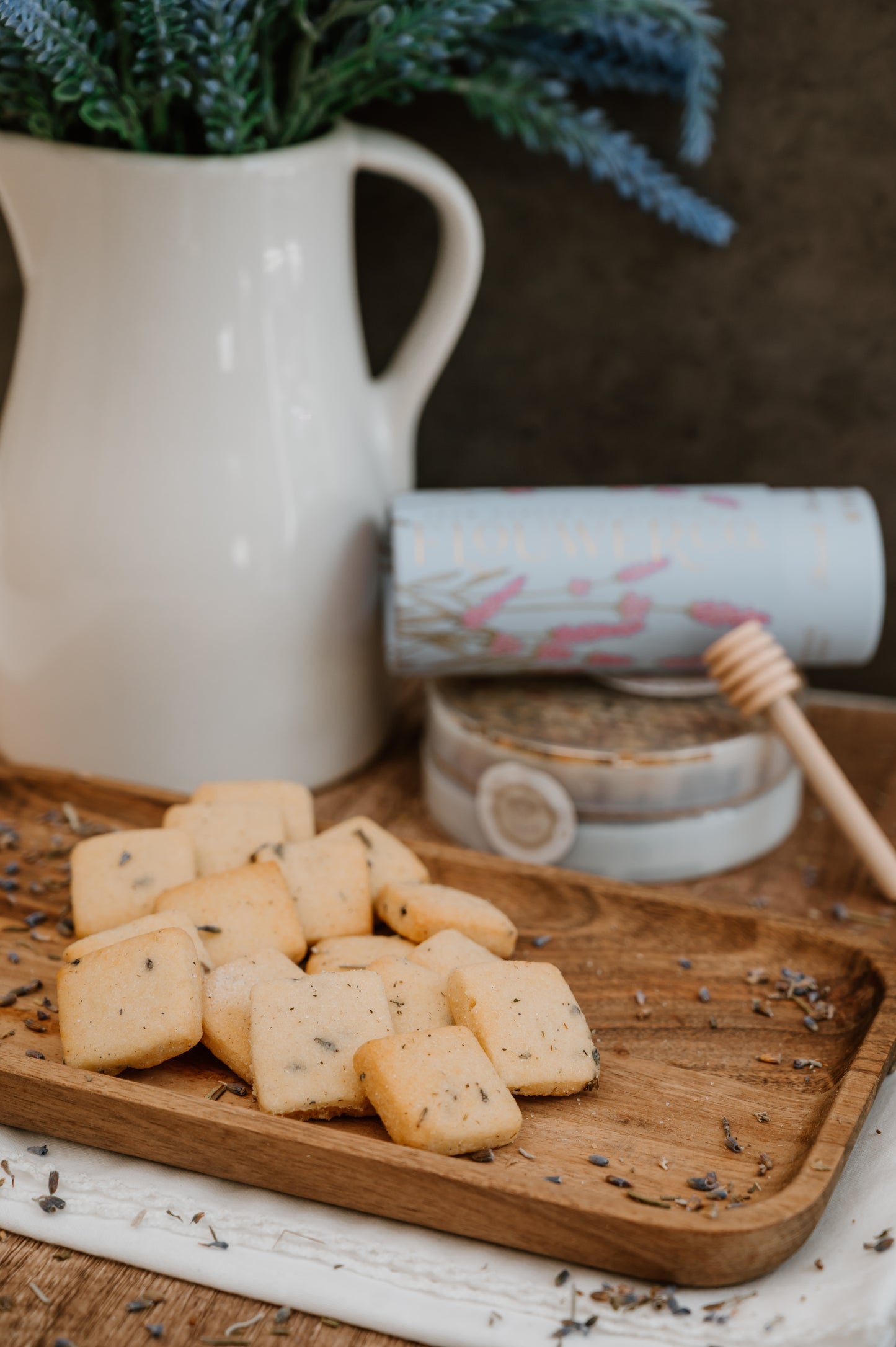 Honey Lavender Shortbread Nosh