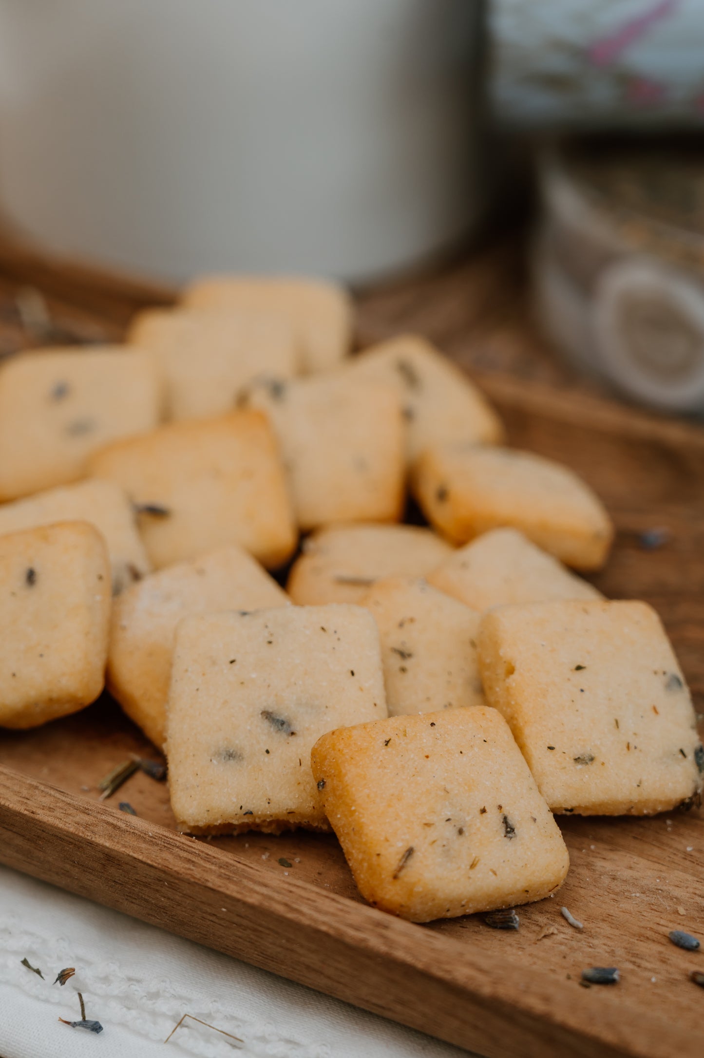 Honey Lavender Shortbread Nosh