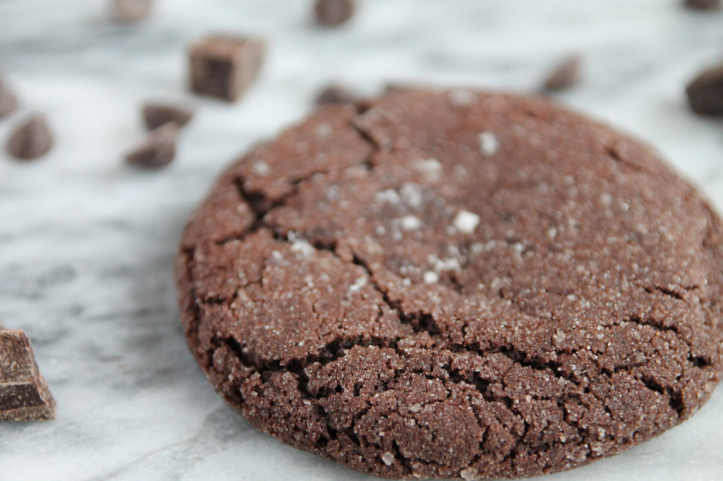 Chocolate Caramel + Sea Salt Snickerdoodle - Flour & Oats Artisan Cookies