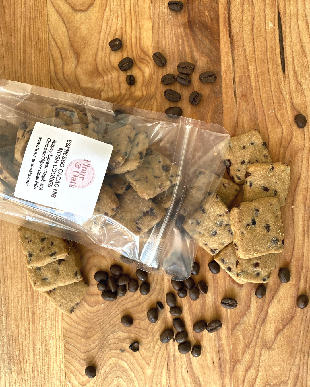 Espresso Cacao Shortbread Nosh Cookies